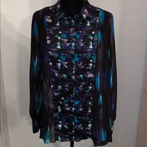Kirna Zabete sheer blouse